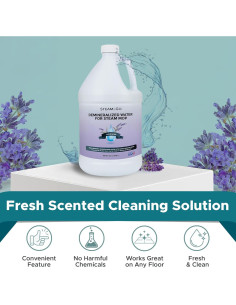 Agua Desmineralizada Steam & Go 3.785L Aroma Lavanda 2