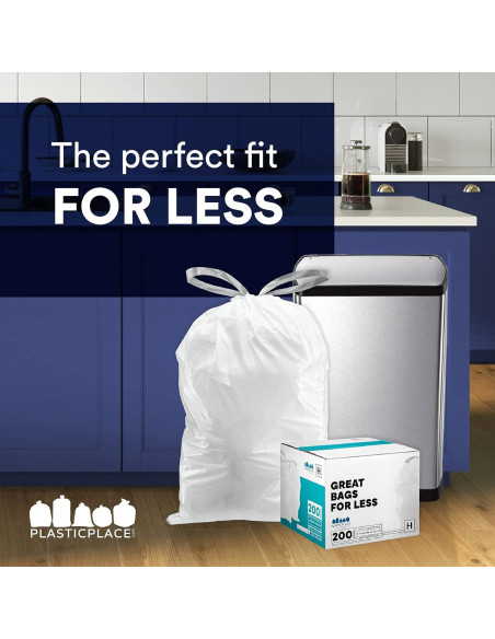 Bolsas de Basura Plasticplace Código L 100 Unidades 18 Litros