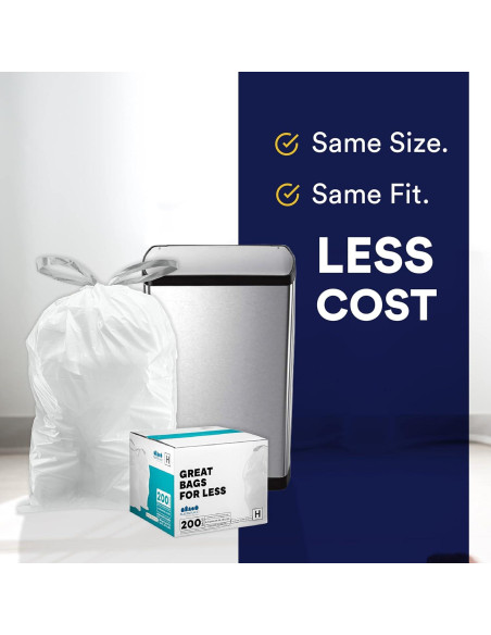 Bolsas de Basura Plasticplace Código L 100 Unidades 18 Litros