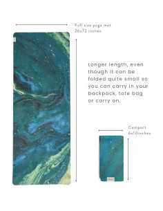 Alfombrilla de Yoga de Viaje Mikkoa 183x67.8cm Ecológica 2