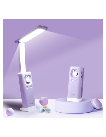 Lámpara de escritorio VAVOFO recargable 6000mAh 15 modos