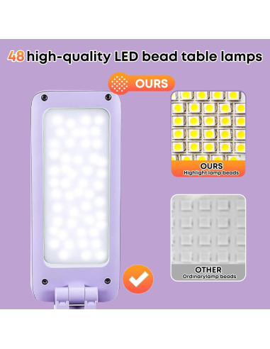 Lámpara de escritorio VAVOFO recargable 6000mAh 15 modos