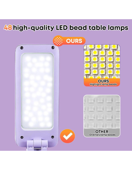 Lámpara de escritorio VAVOFO recargable 6000mAh 15 modos