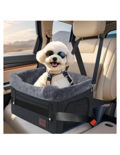 Asiento de Coche para Perros PetsHome Negro 42.5x32.5cm hasta 11kg