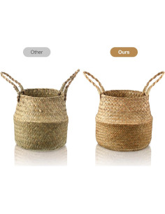 Cestas de Almacenamiento Patelai de Hierba Marina - 3 Piezas 2