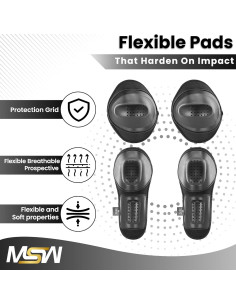 Conjunto de Almohadillas de Armadura CE MOTOSTYLEWEAR Nivel 1 2