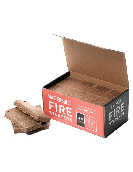 Iniciadores de Fuego Masterbuilt 48 Unidades Sin Olor para Parrillas