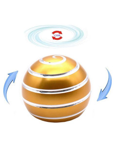 Juguete Cinético Samisoler Mediano Blanco-Dorado para Oficina