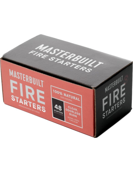 Iniciadores de Fuego Masterbuilt 48 Unidades Sin Olor para Parrillas