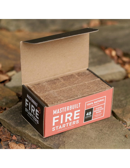 Iniciadores de Fuego Masterbuilt 48 Unidades Sin Olor para Parrillas