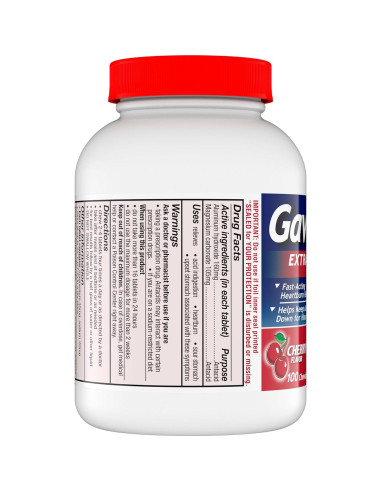 Gaviscon Tabletas Masticables Fuerza Extra Sabor Cereza 100 Unidades