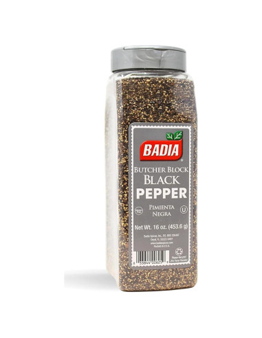 Pimienta Negra Badia en Bloque de Carnicero 453.6 g - Sazonador Grueso