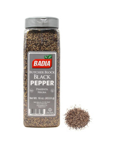 Pimienta Negra Badia en Bloque de Carnicero 453.6 g - Sazonador Grueso 2