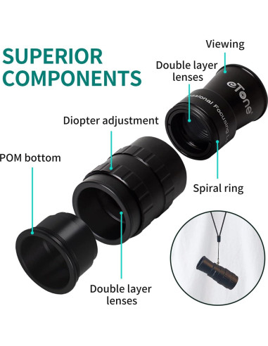Lupa de Enfoque 6X eTone para Cámara de Formato Grande