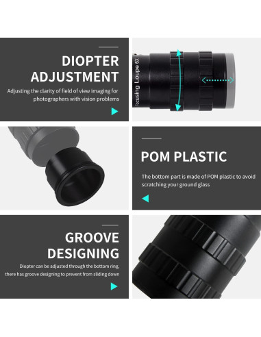 Lupa de Enfoque 6X eTone para Cámara de Formato Grande
