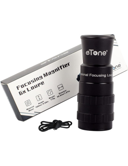 Lupa de Enfoque 6X eTone para Cámara de Formato Grande