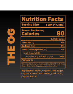 Yerba Mate Orgánica Cooler Co. 12 Latas 150mg Cafeína 2