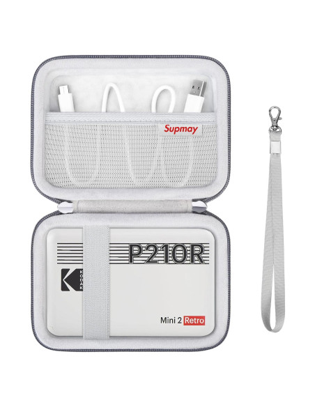 Funda Dura para Impresora Kodak Mini 2 Retro 4PASS Gris