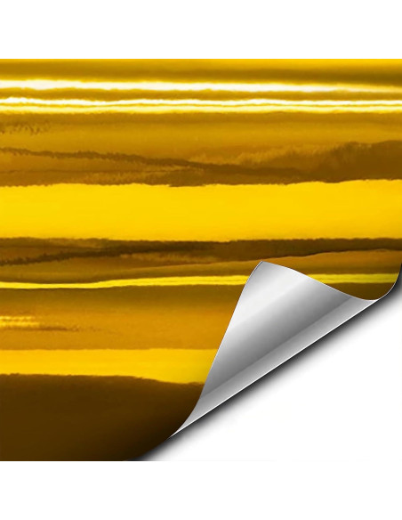 Cinta Adhesiva de Vinilo VViViD Cromo Dorado 15.24 cm x 9.14 m