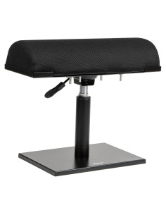 Reposapiés ajustable Mind Reader OTTOREST, ergonómico, negro