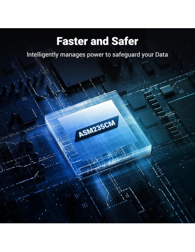 Carcasa Externa UGREEN 2.5" USB C 3.1 SATA III 6Gbps para HDD/SSD