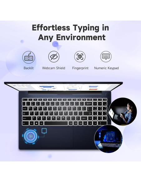 Laptop NIMO 15.6" FHD Intel Core i3 8GB RAM 256GB SSD Azul