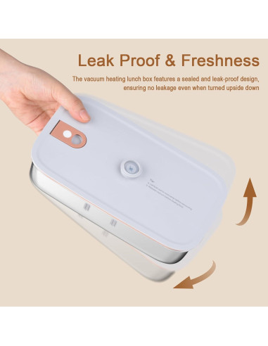 Caja de Almuerzo Eléctrica GAOCO 1L Calentador Portátil