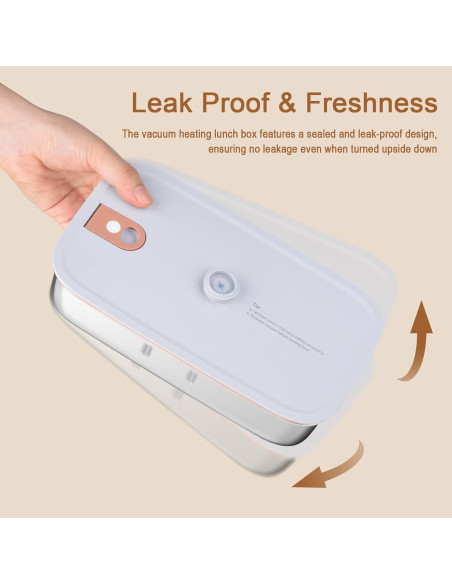 Caja de Almuerzo Eléctrica GAOCO 1L Calentador Portátil
