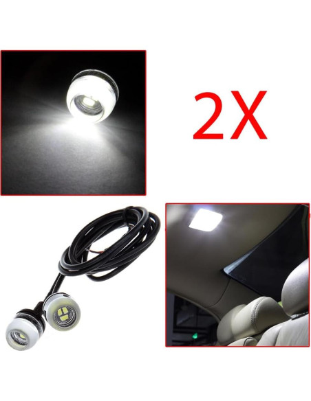 ECCPP Luz de Niebla LED 18mm para Acura y Audi 2015