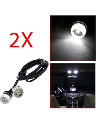 ECCPP Luz de Niebla LED 18mm para Acura y Audi 2015