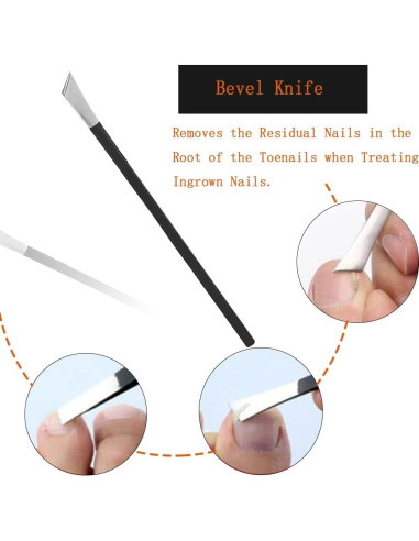 Kit de Cuchillos de Pedicura Watris Veiyi 4PCS - Acero 160mm