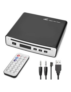 Reproductor de CD Externo Portátil JAPLABUQ con AUX y USB