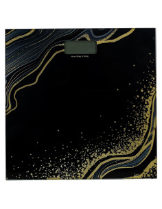 Báscula Digital Bath Bliss de Vidrio Templado 150 kg Negra