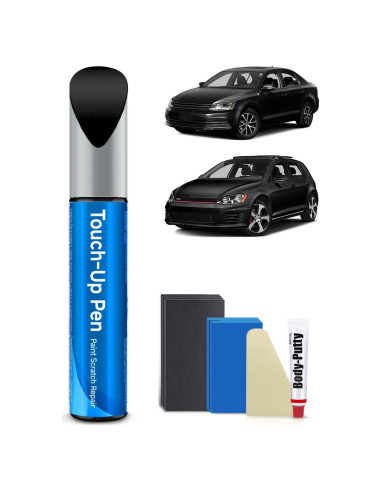 Kit de Pintura de Retoque Negro RSACET 11.8ml para Volkswagen