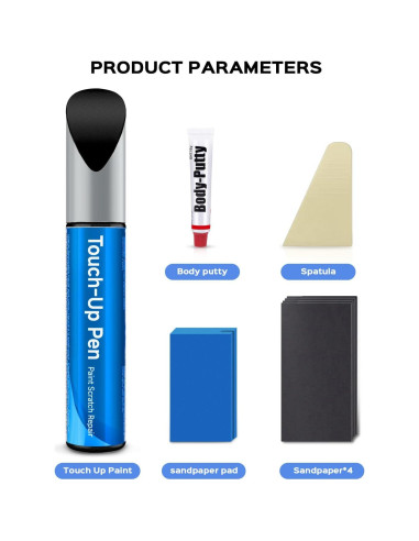 Kit de Pintura de Retoque Negro RSACET 11.8ml para Volkswagen