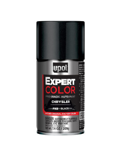 Pintura en aerosol U-POL Expert Color Negro 219ml para Chrysler PX8