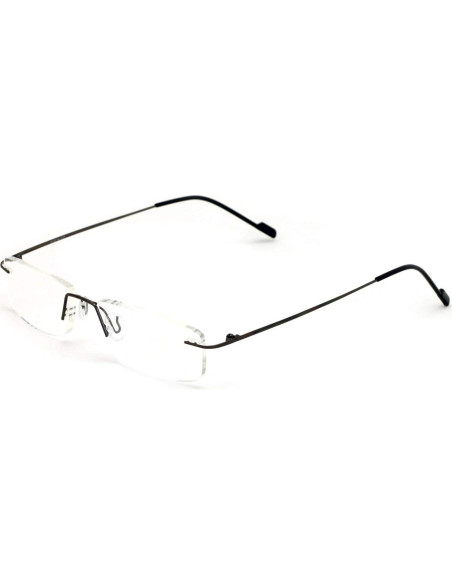 Gafas de lectura ligeras Free Vision 1.75x metal gris