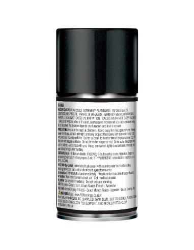 Pintura en aerosol U-POL Expert Color Negro 219ml para Chrysler PX8