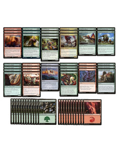 Baraja de Dinosaurios Enfurecidos Roja Verde MTG - 60 Cartas