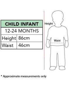 Disfraz de Supergirl Rubies para Niñas 1-2 Años - Oficial DC 2