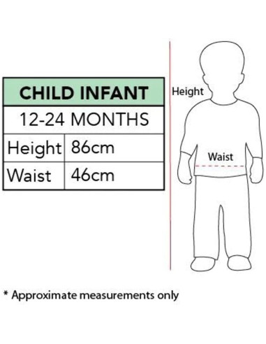 Disfraz de Supergirl Rubies para Niñas 1-2 Años - Oficial DC