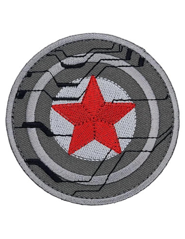 Parche Bucky Escudo Capitán América 7.62x7.62cm Patch Force USA