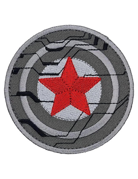 Parche Bucky Escudo Capitán América 7.62x7.62cm Patch Force USA