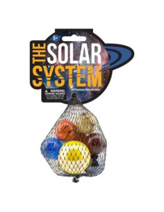 Red de Canicas del Sistema Solar Mega Marble - 10 Canicas