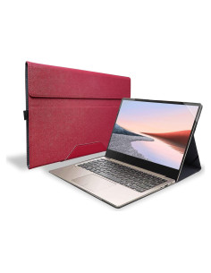 Funda dura PU para Samsung Galaxy Book 13.3" Rojo