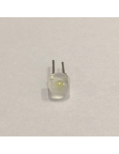 100 LEDs Diodo Ovalado Blanco 5mm ProIcWorld Difuso