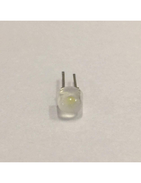 100 LEDs Diodo Ovalado Blanco 5mm ProIcWorld Difuso