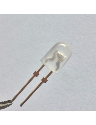 100 LEDs Diodo Ovalado Blanco 5mm ProIcWorld Difuso