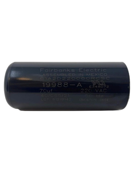 Capacitor Genie 70 MFD 220 VAC para Abridor de Garaje Fairbanks