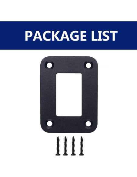 Panel de Interruptor MIIGII 1 Gang Aluminio Impermeable 47x68mm